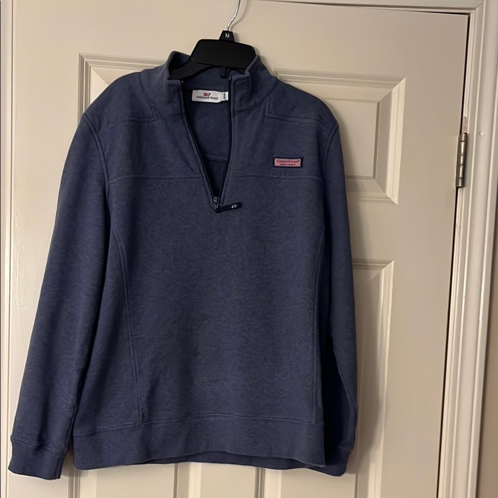 Vineyard Vines Blue Quarter-Zip Sweatshirt
